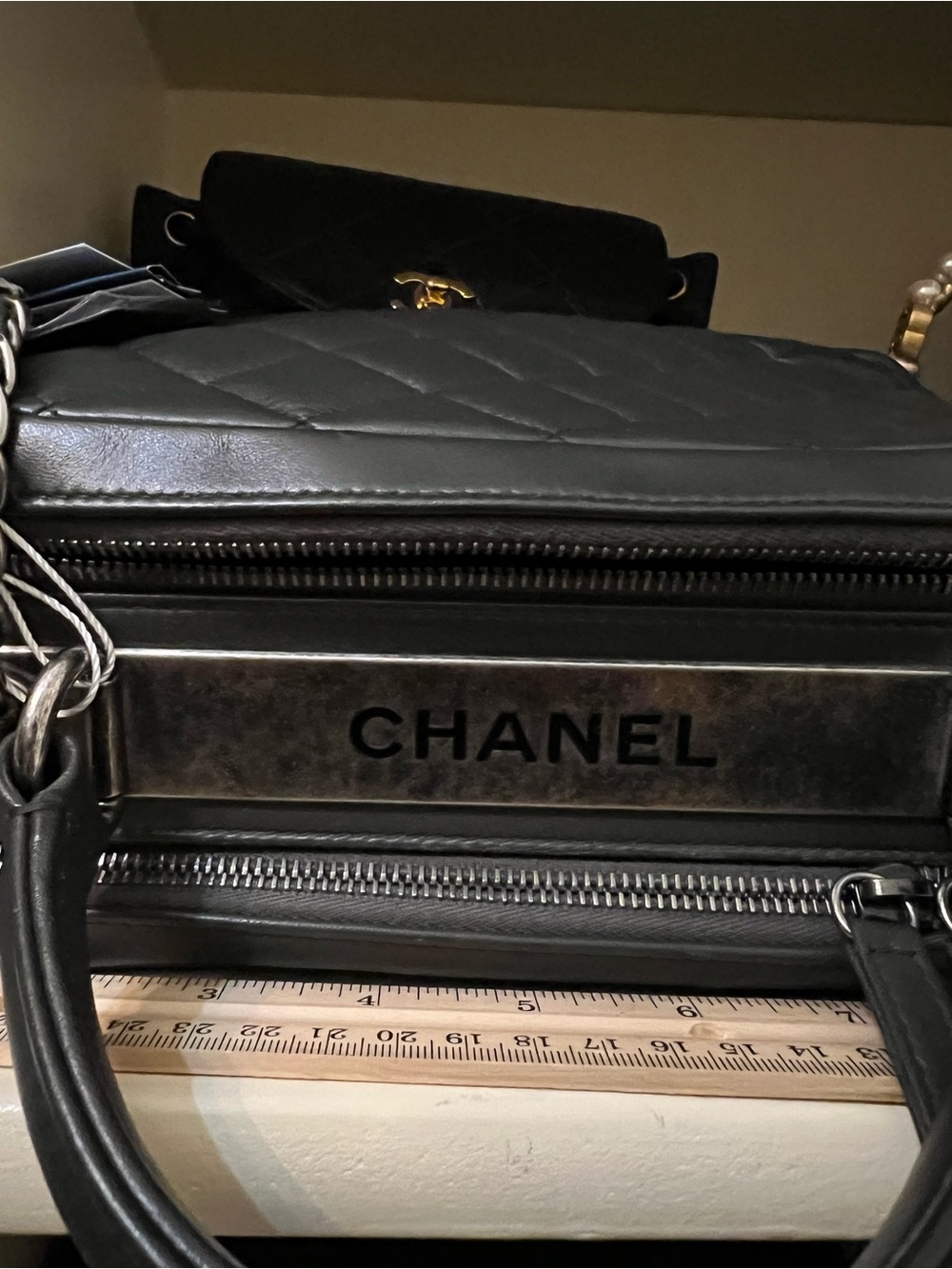 Chanel Trendy Bowling Leather Top-Handle Shoulder Bag - Picture 16 of 16